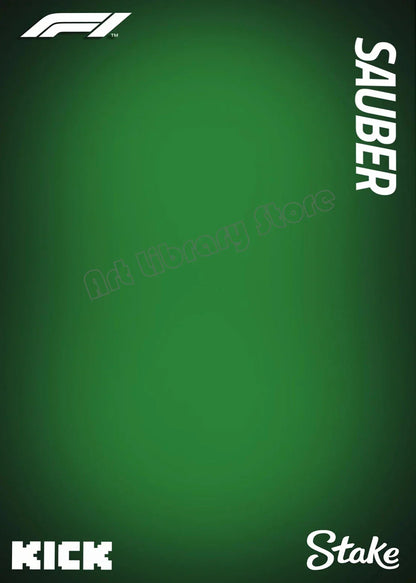 Minimalist Formula 1 Canvas Wall Art - 40X60cm Unframed / 6 - Posters