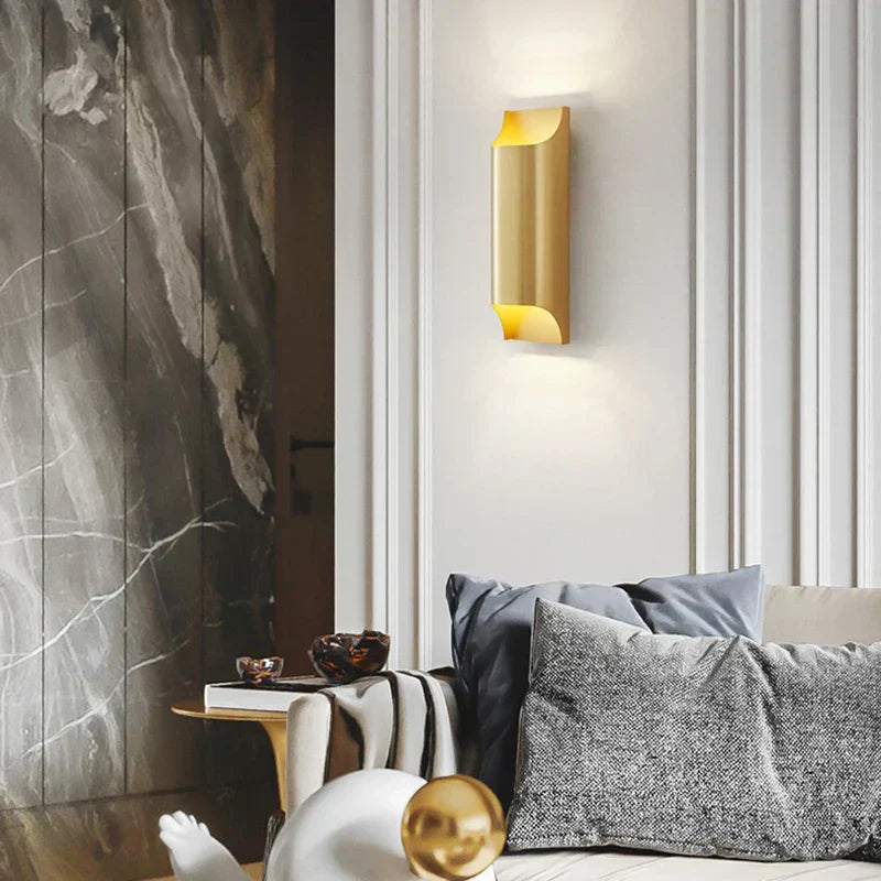 Modern Brass LED Wall Lamp