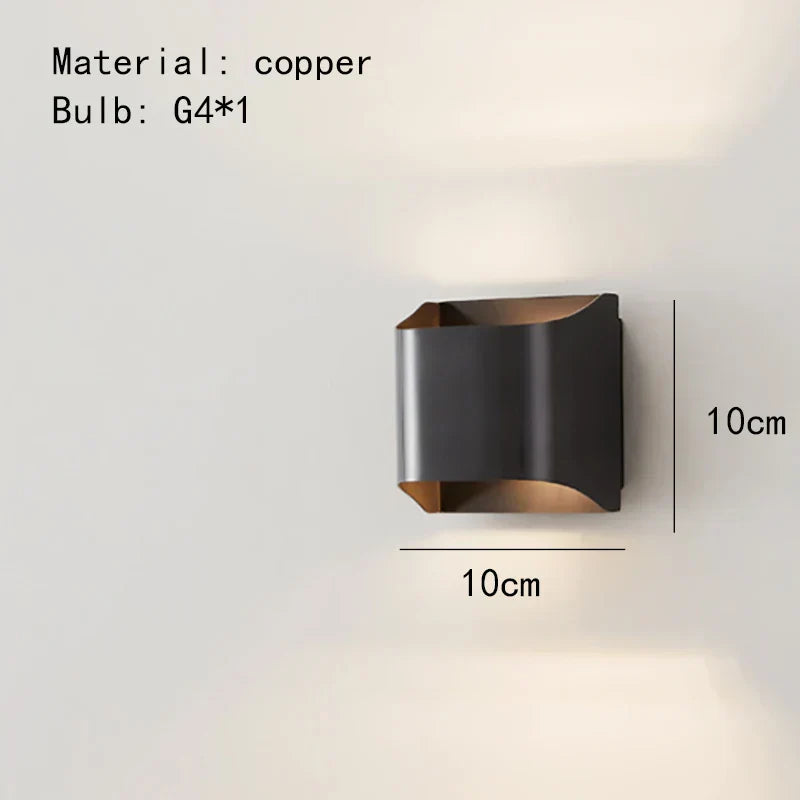 Modern Brass LED Wall Lamp