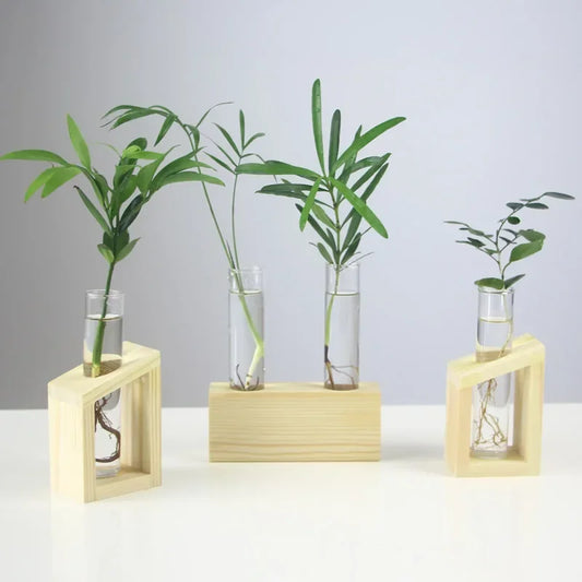 Modern Crystal Glass Test Tube Vase - Vase