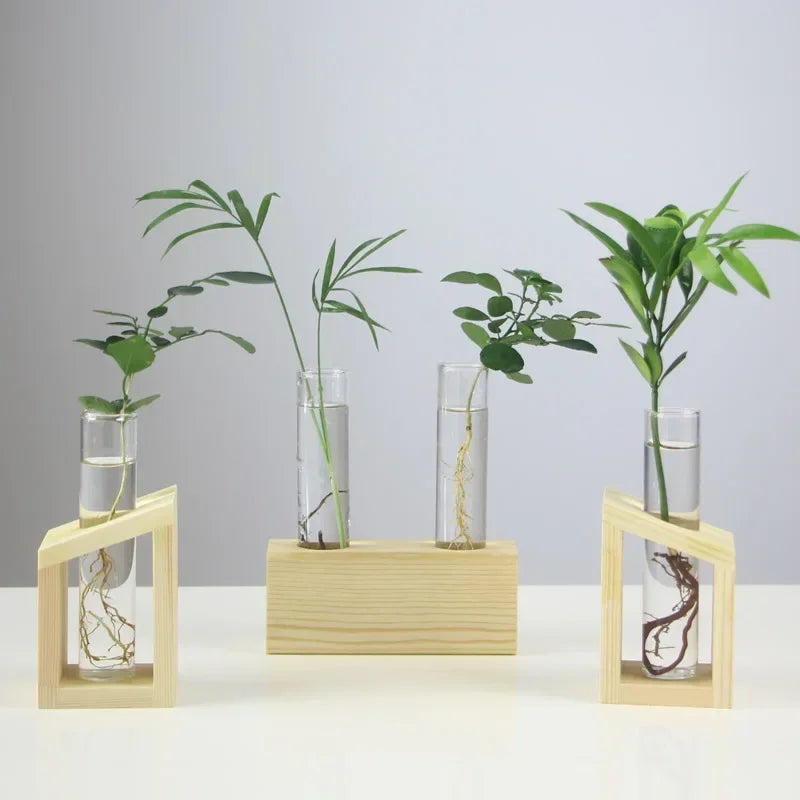 Modern Crystal Glass Test Tube Vase - Vase