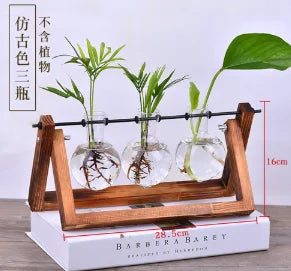 Modern Crystal Glass Test Tube Vase - Type H - Vase