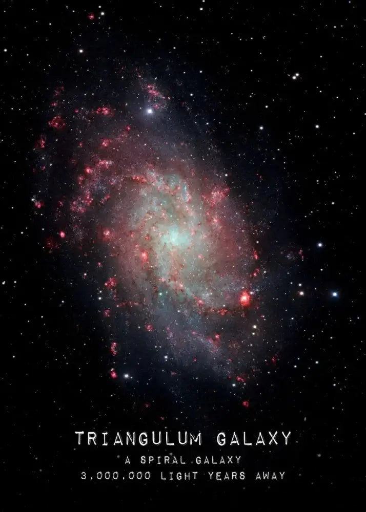 DecorBites™ modern galaxy canvas art print featuring vibrant pink and blue spiral galaxy for stunning wall art piece