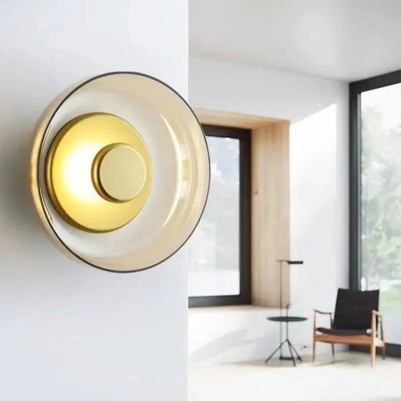 Modern Glass LED Wall Light