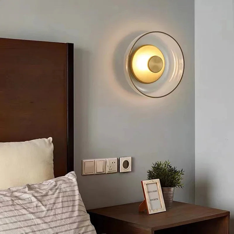 Modern Glass LED Wall Light