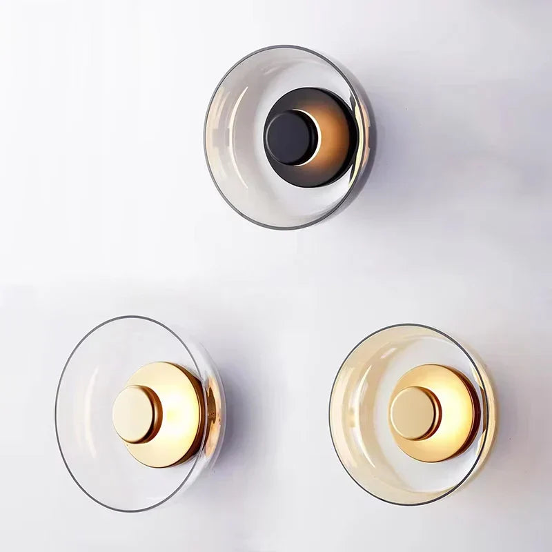 Modern Glass LED Wall Light