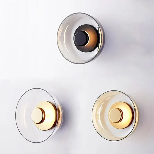 Modern Glass LED Wall Light