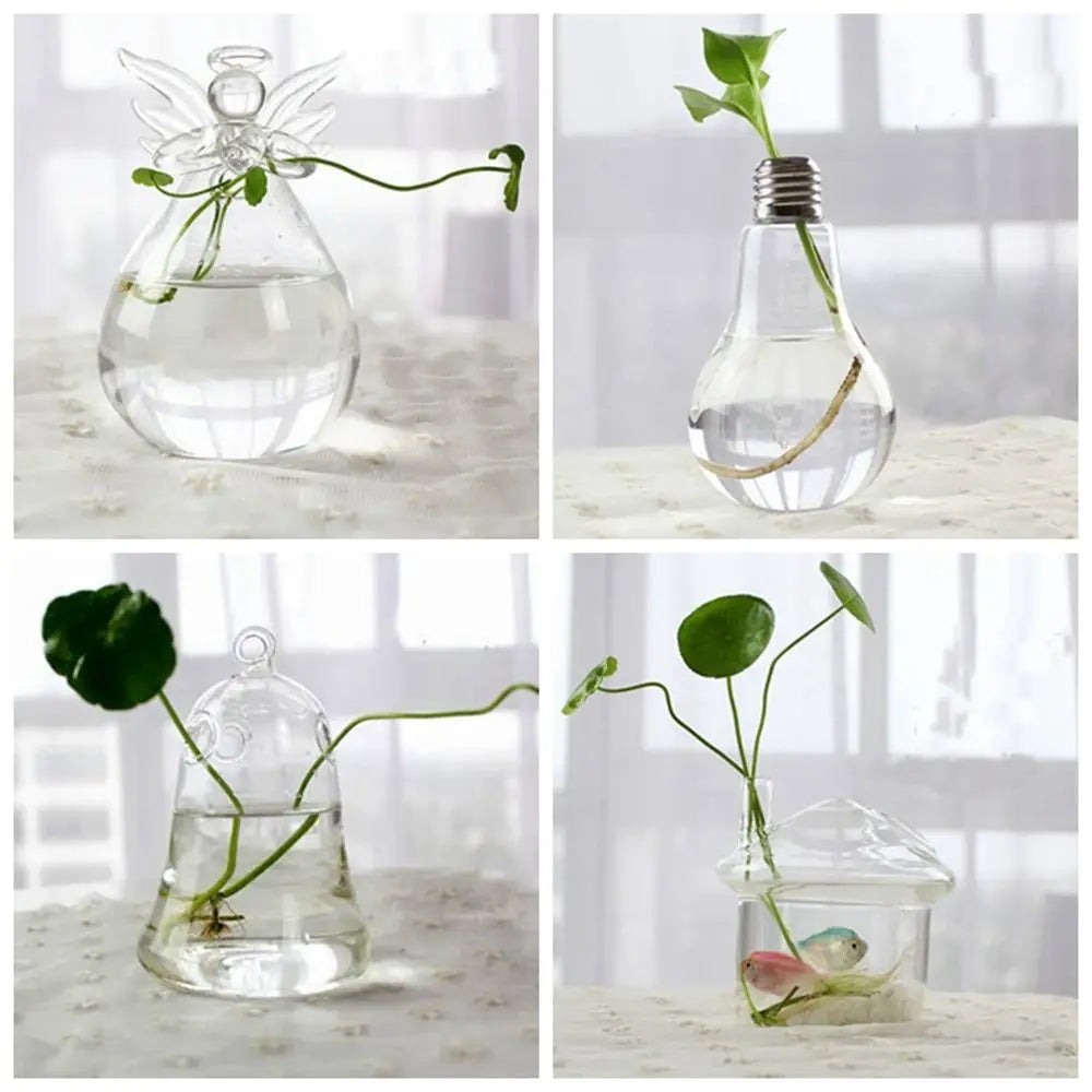 Modern Glass Vase Terrarium Aquarium Decoration - Vase