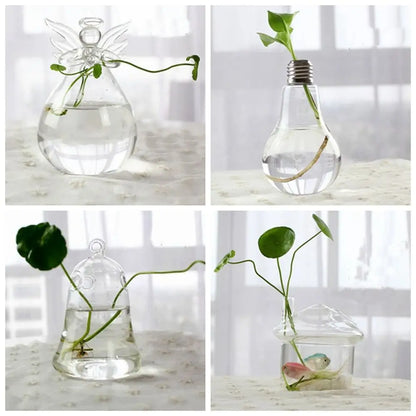 Modern Glass Vase Terrarium Aquarium Decoration - Vase