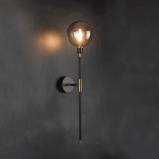 Modern Glass Wall Sconce - Gray