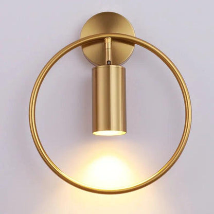 Modern Gold & Black Wall Sconce