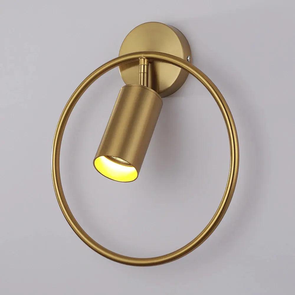 Modern Gold & Black Wall Sconce