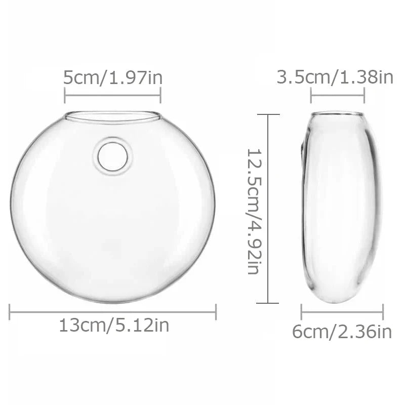 Modern Hanging Glass Vase for Home Decor - Vase
