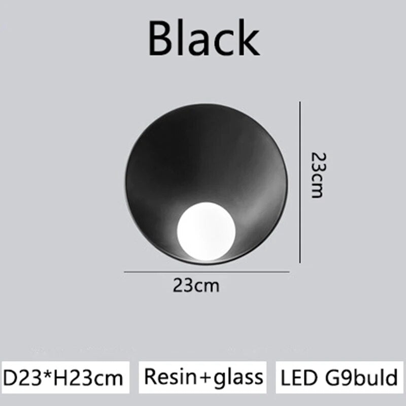 Modern Led Lights For Wall - Black