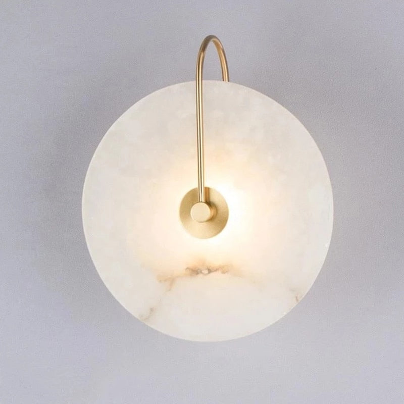 Modern Marble Wall Lamp - Gold / Medium (16 cm / 6.2″)