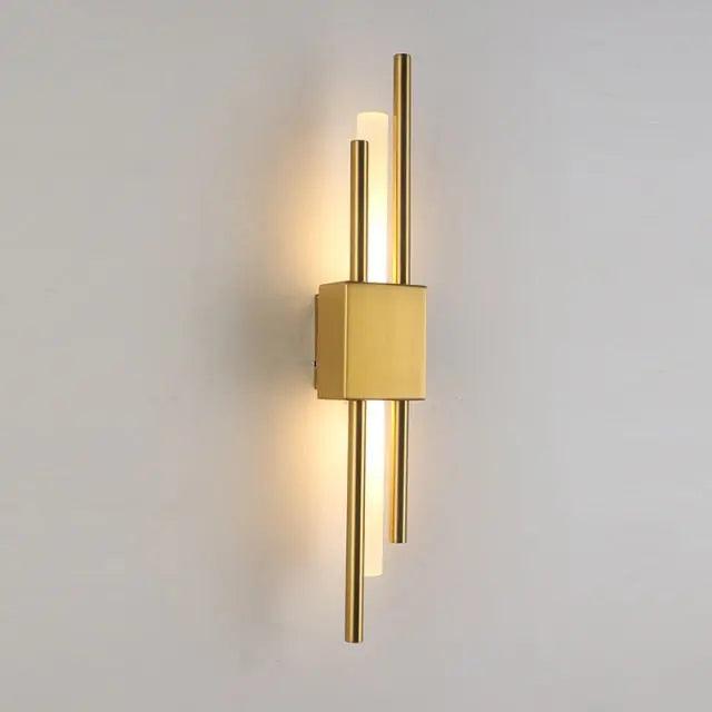 Modern Metal Wall Lamp - Bronze Brass Gold