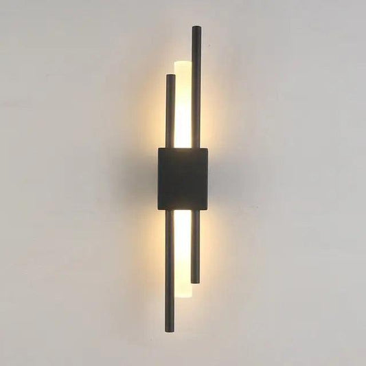 Modern Metal Wall Lamp - Matte Black