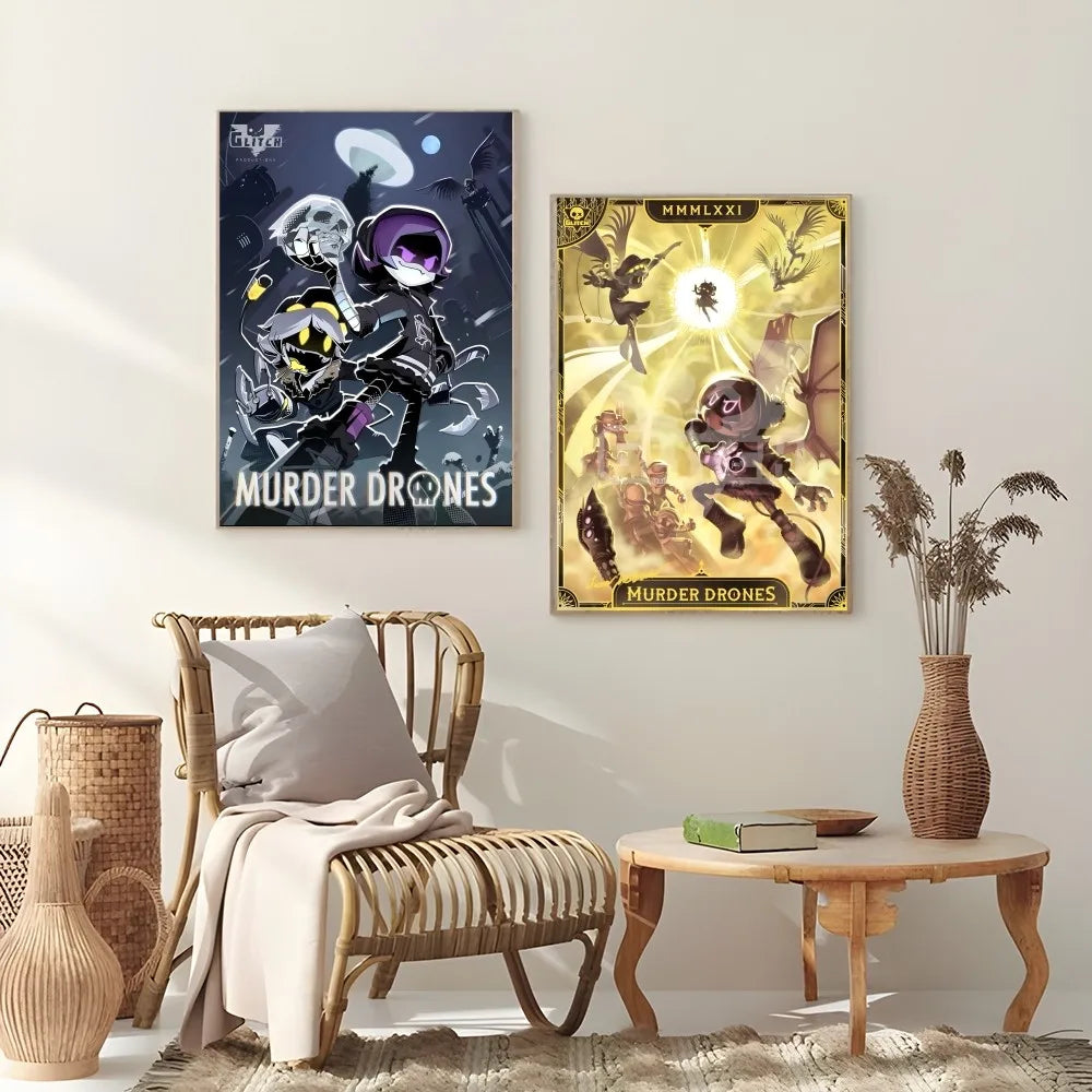 Modern Murder Drones Poster - Home Decor - Posters