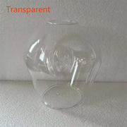 Decorbites™ modern nordic lustre glass chandelier with transparent rounded glass lampshade and led lighting