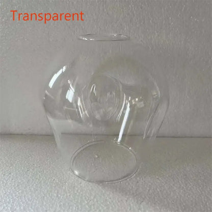 Decorbites™ modern nordic lustre glass chandelier with transparent rounded glass lampshade and led lighting