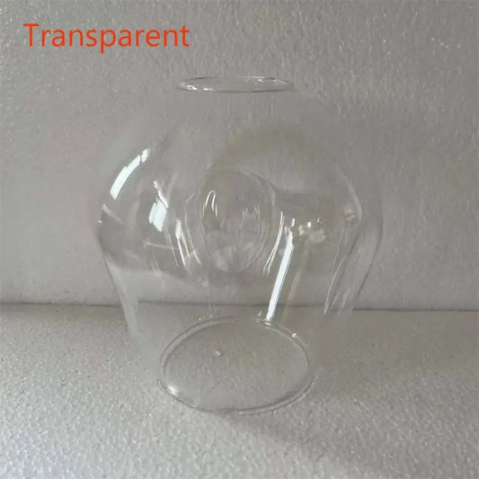 Decorbites™ modern nordic lustre glass chandelier with transparent rounded glass lampshade and led lighting
