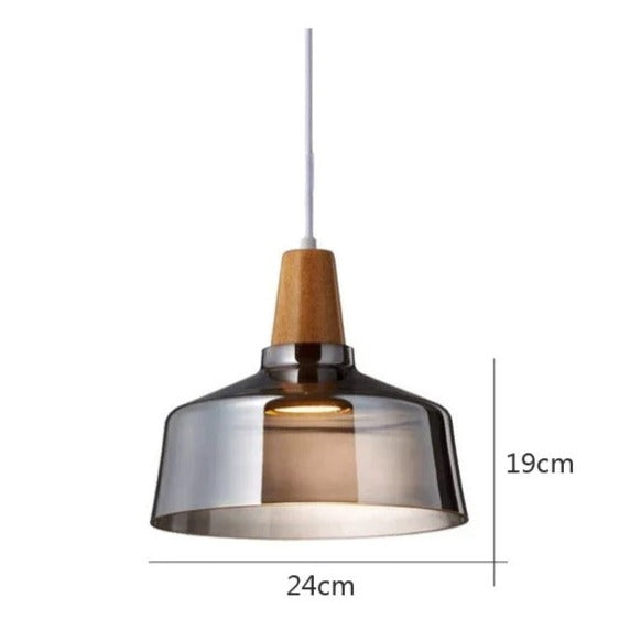 Modern Nordic Glass Light Fixtures - B / Amber