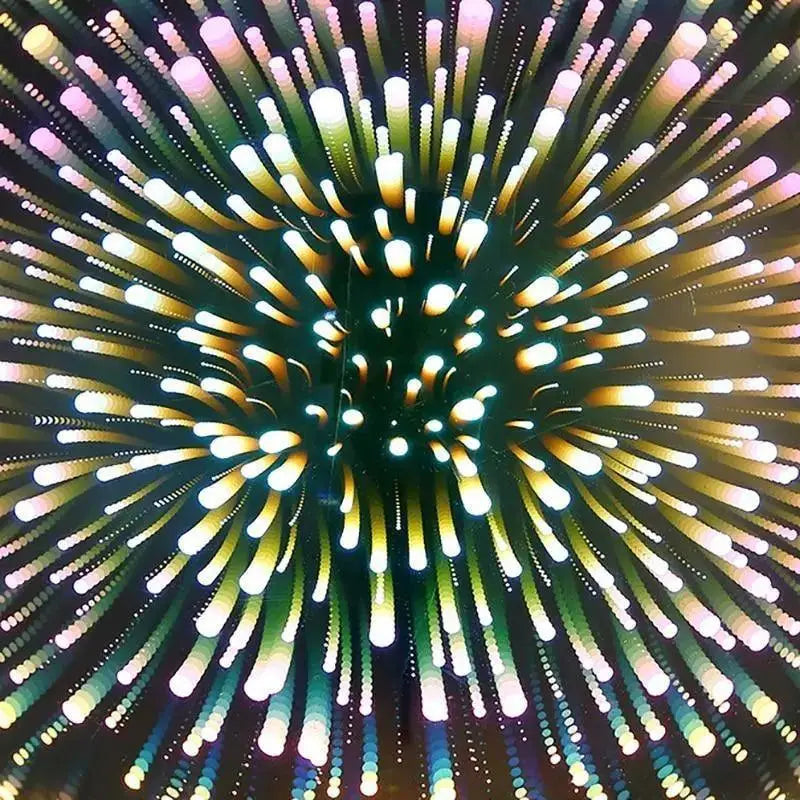 A vibrant multi-colored fireworks burst highlights the modern nordic glass pendant lighting from decorbites glass pendant collection