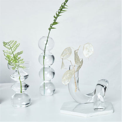 Modern Nordic Glass Vases Set for Home and Wedding - Vase