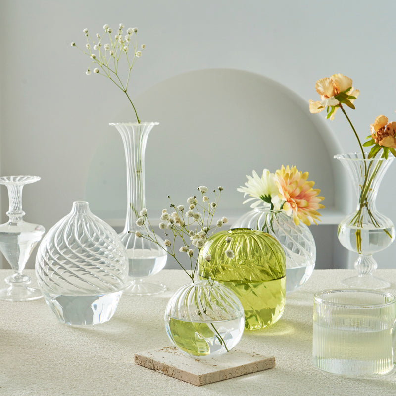Modern Nordic Glass Vases Set for Home and Wedding - Vase