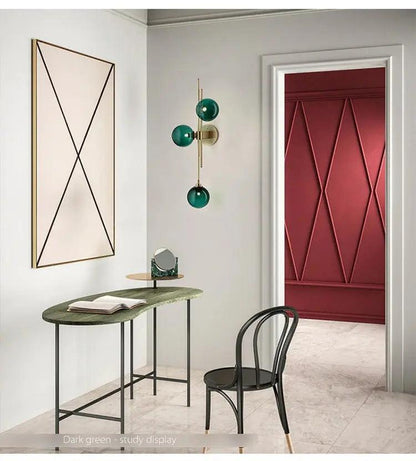 Modern Nordic Glass Wall Sconce by Adabella