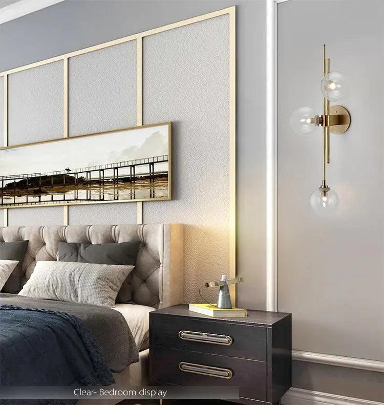 Modern Nordic Glass Wall Sconce by Adabella