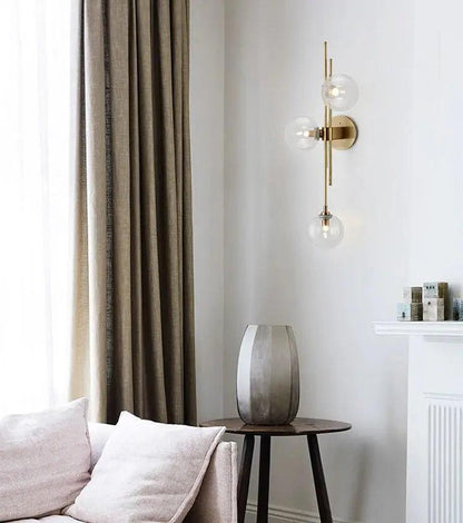 Modern Nordic Glass Wall Sconce by Adabella
