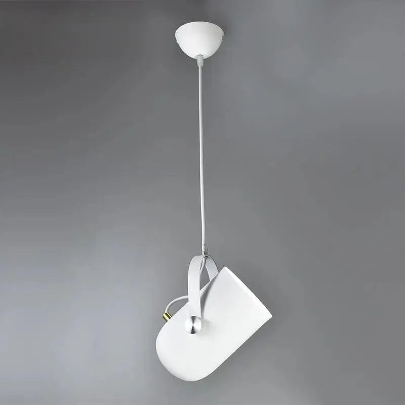 White ceramic pendant hanging light with sleek modern nordic design energy-efficient decorbites™ hanging lights