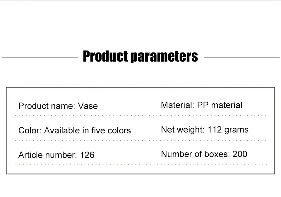 Modern Nordic Mini White Flower Vase Home Decor - Vase