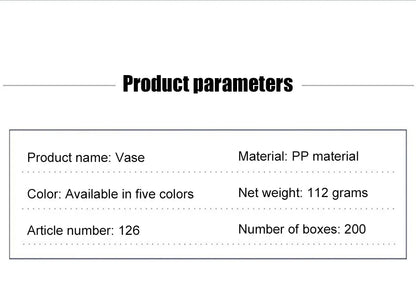 Modern Nordic Mini White Flower Vase Home Decor - Vase