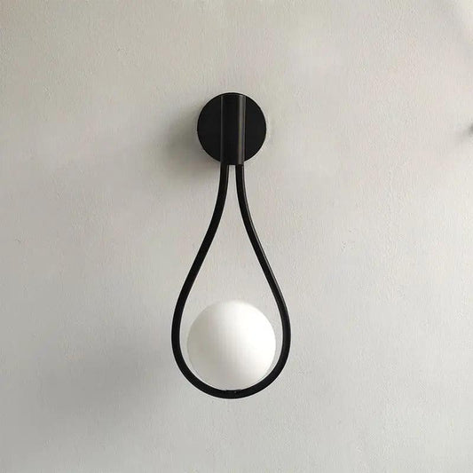 Modern Nordic Wall Lamp - Black / Single Wall Sconce
