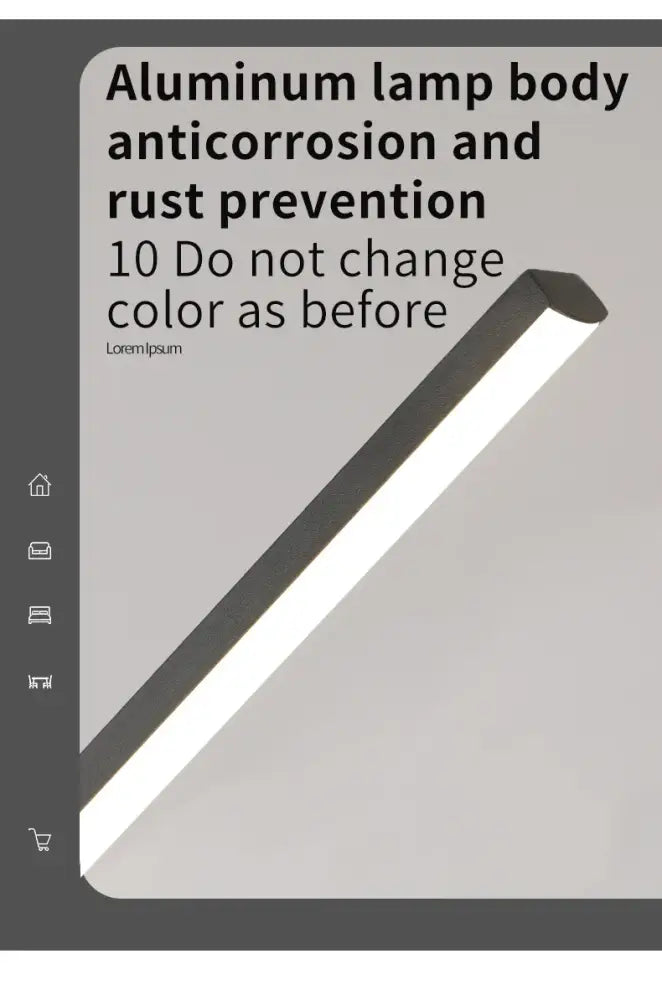 Modern slim led desk lamp with sleek aluminum body complements DecorBites™ pendant lights for dining room and living room