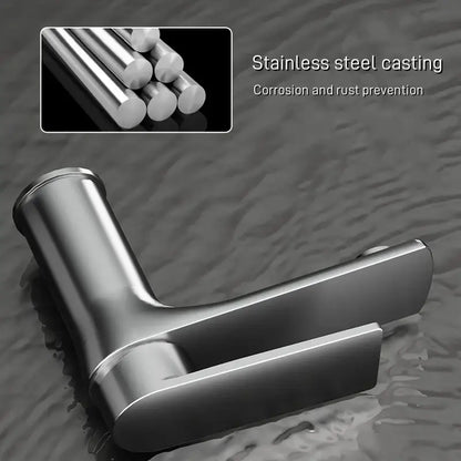 Modern brushed stainless steel bathroom sink faucet with sleek minimalist design by decorbites stainless steel bathroom use