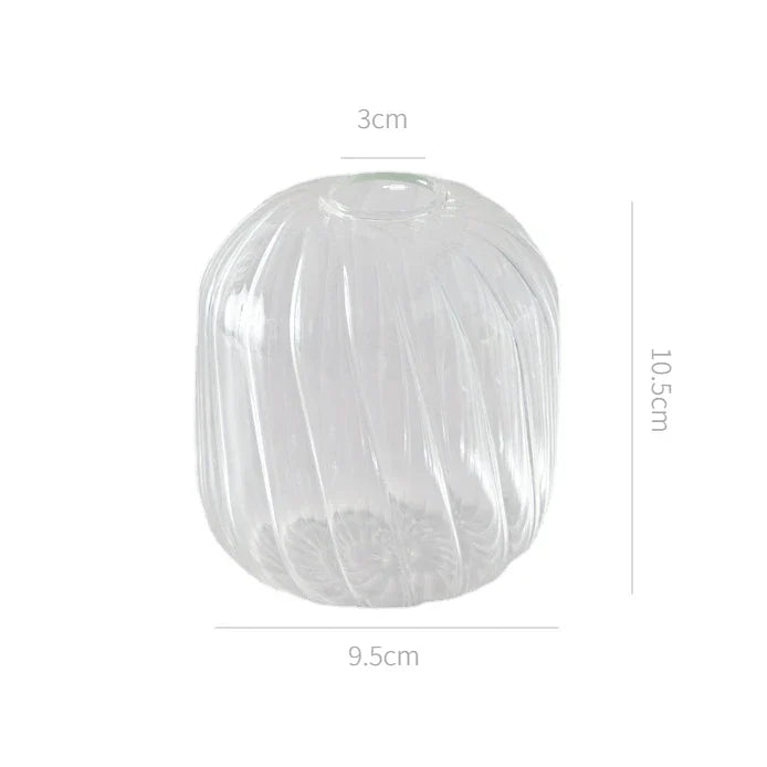 Modern Transparent Glass Vases Set for Home - K - Vase