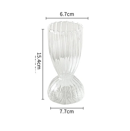 Modern Transparent Glass Vases Set for Home - N3 - Vase