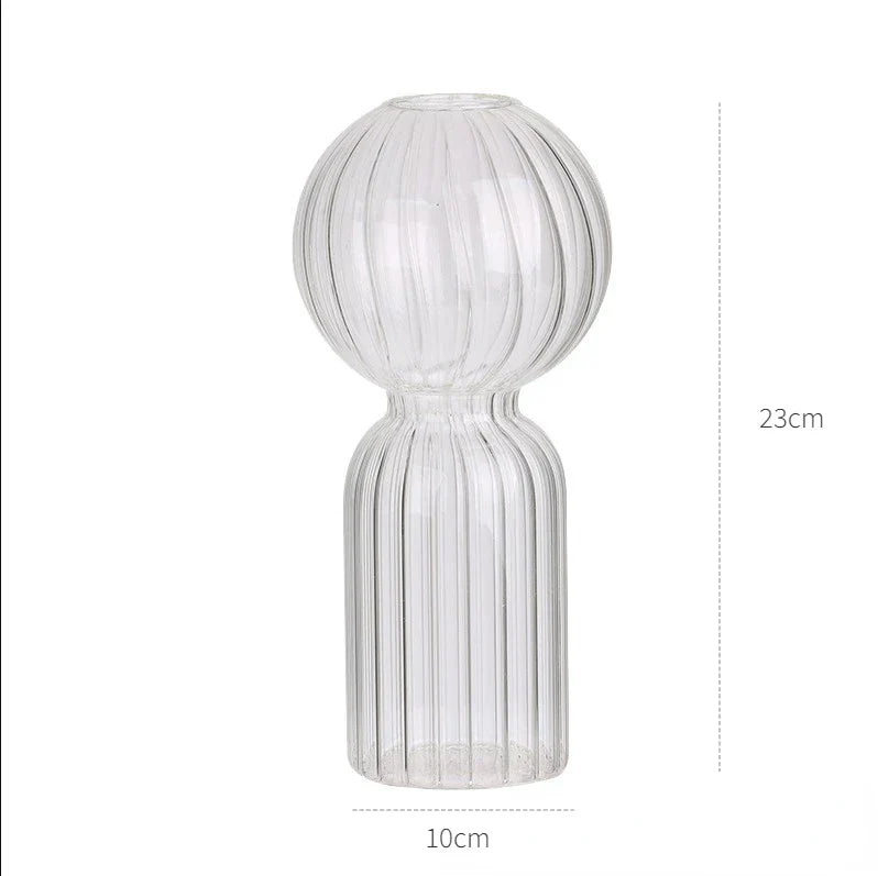 Modern Transparent Glass Vases Set for Home - Z - Vase