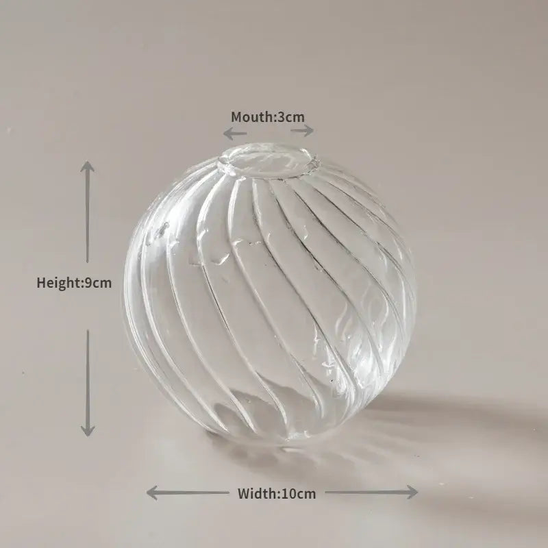 Modern Transparent Glass Vases Set for Home - Vase