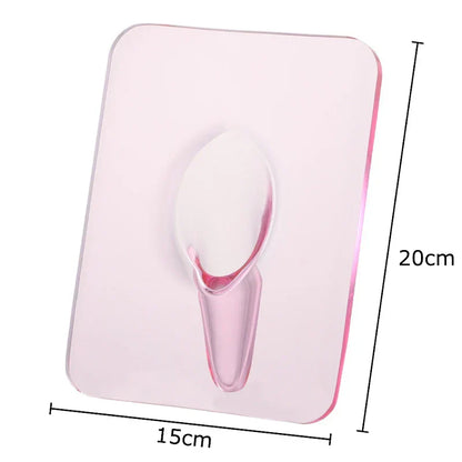 Modern Transparent Square Vase for Flowers - Pink - Vase