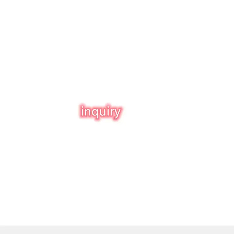 Pink neon inquiry text highlighting decorbites modern u-shaped led ceiling chandelier design and style details