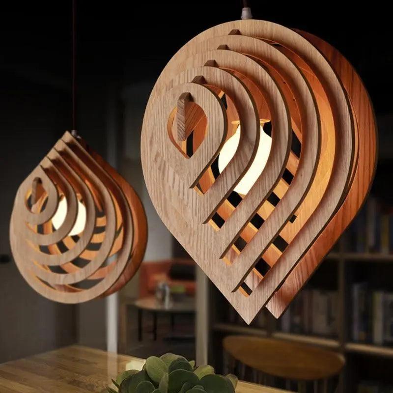 Modern Wood Pendant Lighting