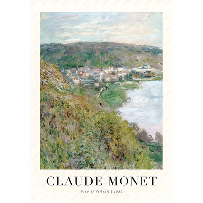 Monet Wildflower Poster Print for Home Decor - z3 / 15X20cmNoframe - Posters