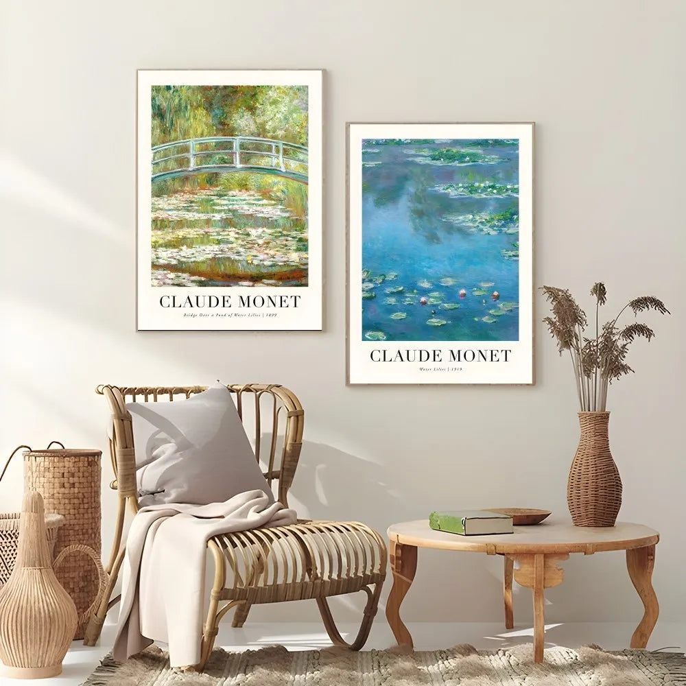 Monet Wildflower Poster Print for Home Decor - Posters