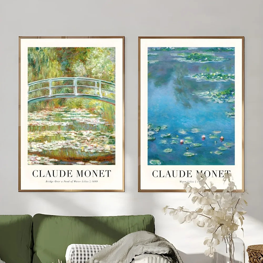Monet Wildflower Poster Print for Home Decor - Posters