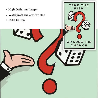 Monopoly Millionaire Cartoon Canvas Wall Art - Posters