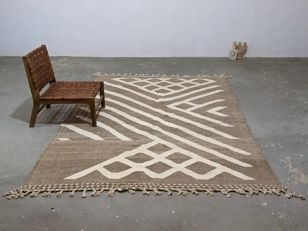Marokkanischer handgefertigter traditioneller Azilal-Teppich 309 x 200 cm - Marokkanische Teppiche
